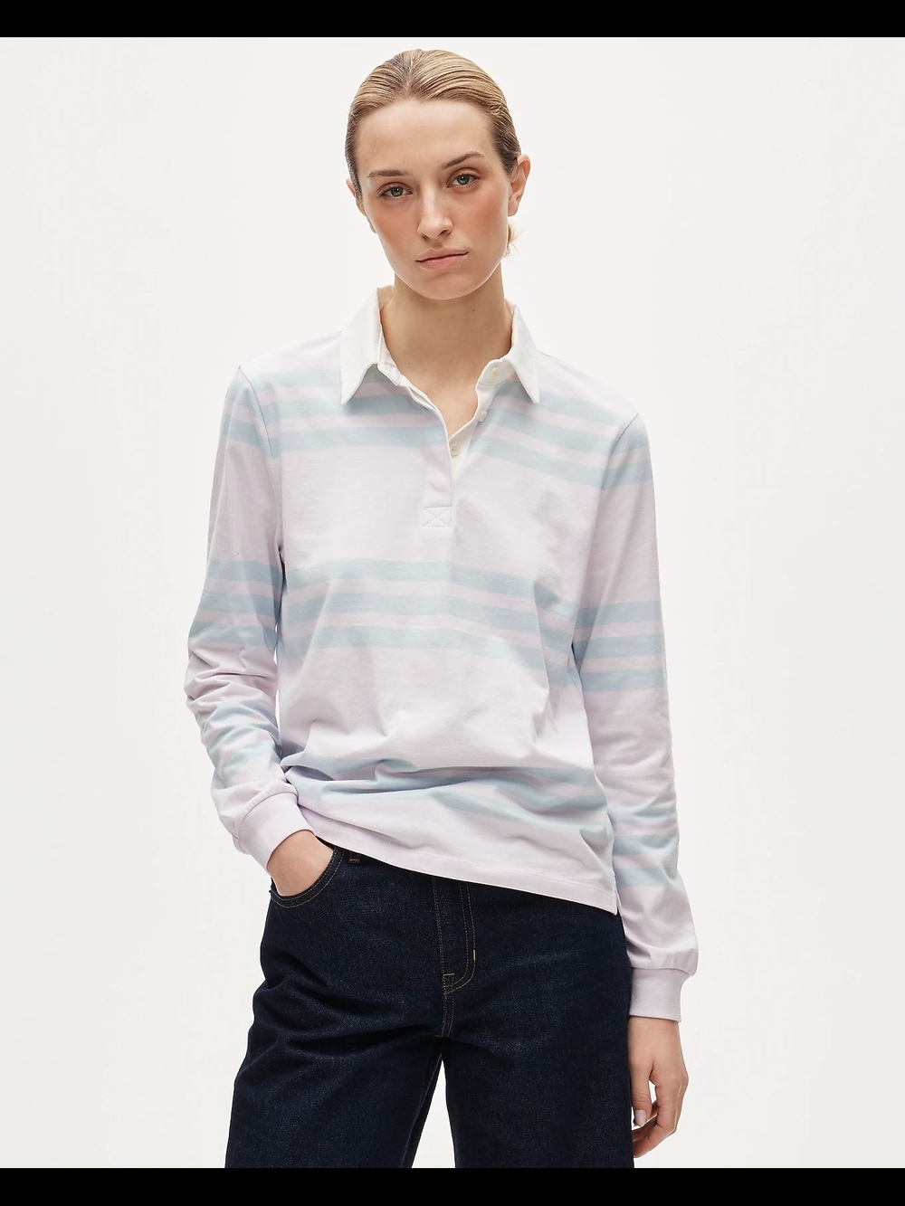 J. Crew Boyfriend Jersey Rugby Stripe